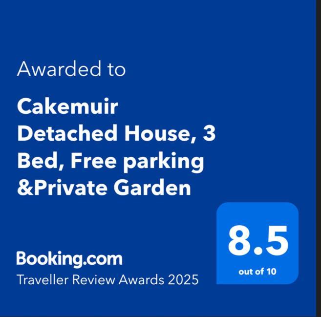 Appartement Cakemuir Detached House, 3 Bed, Free Parking &Private Garden à Édimbourg Extérieur photo